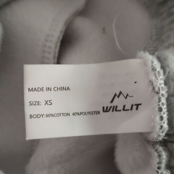 Willit Gray Sweatpants  Sz XS - Picture 7 of 7